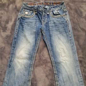 Mens rock revival size 33 Perry Boot jeans.